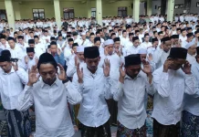 Hari ini, Ponpes Al Falah Ploso Mojo Gelar Salat Idulfitri