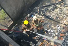 Hari Pertama Lebaran, Satu Rumah Warga Hangus Terbakar