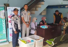 Jasa Raharja Gelar Pemeriksaan Kesehatan Gratis di Terminal Pare