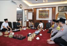 Kunjungi Tokoh Agama, Kapolres Kediri Pererat Silaturahmi pascalebaran