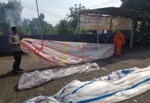 Razia Lebaran Ketupat, Polisi Amankan 12 Balon Udara di Jombang