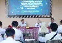 Perkuat Keamanan Informasi, Diskominfo Kediri Sosialisasi Pemanfaatan AI