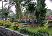 Wajah Taman Ngronggo Kediri Pulih Pasca Hujan Angin