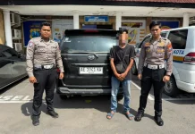 Satlantas Polres Kediri Kota Amankan Pelaku Tabrak Lari di Ngawi