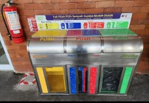 Tempat Sampah Empat Warna Mulai Populer di Masyarakat