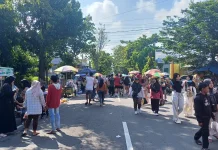 Warga Pare Sambut CFD Perdana Pasca Ramadan dan Lebaran
