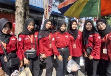 Libur Akhir Pekan, Mahasiswa di Kediri Ramaikan CFD