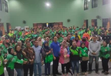 DPRD Kota Kediri Gelar Sosialisasi Produk Hukum Kepada Ratusan Ojol