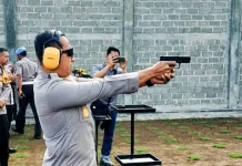 Tingkatkan Kemampuan Personel, Petugas Resmikan Lapangan Tembak Tathya Dharaka