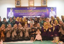 Peringati HPN, Wali Kota Kediri Tinjau Posyandu 6 SPM Ponpes Wali Barokah