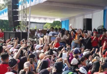 May Day 2026 Ribuan Buruh Jombang Senam Bersama