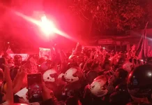 Ribuan Persikmania Sambut Macan Putih dengan Euforia Kemenangan
