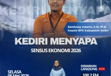 Sensus Ekonomi 2026: BPS Kabupaten Kediri Sasar Usaha Tak Kasat Mata
