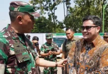 Bupati Kediri Dampingi Pangdam V/Brawijaya Tinjau Lokasi Pembangunan Yonif TP