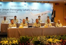 Gelar RUPST, Garuda Indonesia Catat Angkut 5,42 Juta Penumpang Januari-Maret 2026