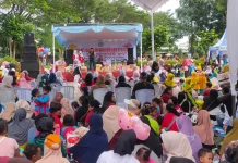 Ribuan Peserta Ramaikan Jalan Sehat Mamamia Pare, Kabupaten Kediri