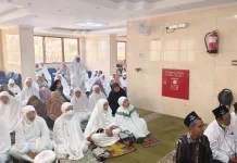 Menjelang Armuzna, Jemaah Kloter 61 Jombang Ikuti Kegiatan Ngabur Bersajadah