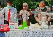 Kejari Jombang Musnahkan Barang Bukti Narkoba dari 51 Perkara Tikum