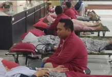 Mencukupi Stok PMI Gelar Donor Darah di IBI Kabupaten Kediri