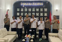 Sambut Hari Bhayangkara 2026, RRI dan Polres Kediri Tingkatkan Sinergitas