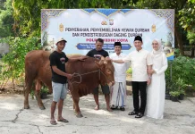 Momentum Iduladha, Polres Kediri Kota Bagikan 18 Hewan Kurban