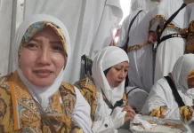 Kloter 111 Kabupaten Kediri Mengambil Nafar Tsani di Mina