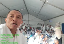 Jemaah Haji Kloter 109 Kabupaten Kediri Bergeser dari Mina ke Makkah