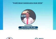 Polres Kediri Hadirkan Event Perdana 'Pare Bhayangkara Run 2026'
