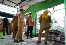 Bupati Kediri Pastikan Merehabilitasi Puskesmas Tiron Pasca Kebakaran
