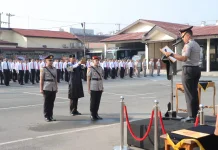 Penegakan Hukum Profesional, Pesan Kapolres Kediri saat Sertijab Kasat Reskrim