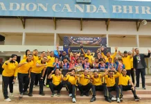 Puluhan Tim Meriahkan Turnamen Sepak Bola KU-10 Piala Kapolres Kediri 2026