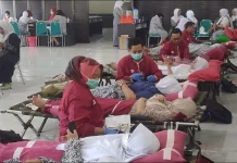 Antusiasme Donor Masyarakat Meningkat, Stok Darah PMI Kediri 457 Kantong