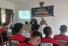 Tingkatkan Kamtibmas, Banser di Kediri Peroleh Pembinaan Kedisiplinan