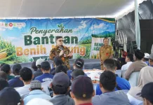 Ratusan Poktan Kabupaten Kediri Dapat Bantuan 200 Ton Benih Jagung