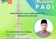 Tahun Baru Hijriah Jadi Momentum Menjaga Kesehatan Jasmani dan Rohani