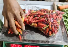 Harga Cabai di Pasar Induk Pare Kediri Fluktuatif