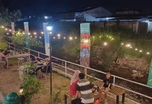Cafe Dengan View Estetik Tepi Sungai Menjamur di Kediri