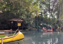 Keindahan Aliran Sungai Sumber Banteng Jadi Daya Tarik Wisata