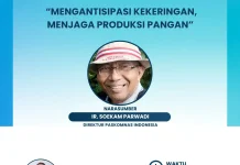 Paskomnas Bagikan Formula Menjaga Produksi Pangan saat Kemarau Panjang