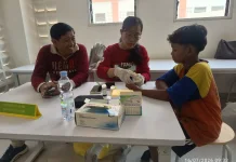 Siswa Sekolah Rakyat Kabupaten Kediri Ikuti Cek Kesehatan Gratis