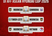 Jadwal Lengkap Timnas Indonesia di Piala Hyundai ASEAN 2026