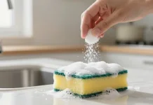 Taburan Garam pada Spons Cuci Piring Efektif Mengurangi Bau Tidak Sedap