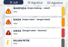 BMKG: Angin Kencang Berpotensi Terjadi di Kediri Raya