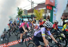 Ratusan Pesepeda Tujuh Negara Meriahkan KAI Ngebel KOM 2026