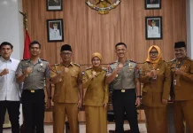 Vinanda dan Kapolres Kediri Kota Baru Sepakat Tingkatkan Kolaborasi