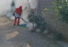 Dinkes Intensifkan Fogging Cegah Penyebaran DBD di Kota Kediri