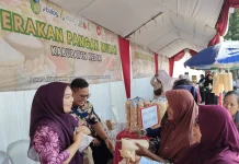 Stabilkan Harga, DKPP Kabupaten Kediri Gelar GPM di Masjid An-Nuur