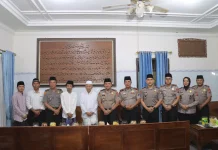 Baru Menjabat, Kapolres Kediri Perkuat Komunikasi dengan Ulama dan Bupati