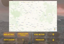 BMKG Catat 15 Titik Panas Muncul di Kediri Raya