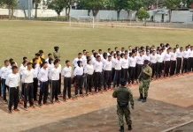 Sebanyak 77 Anggota Paskibraka Kabupaten Kediri Mulai Jalani Latihan Perdana